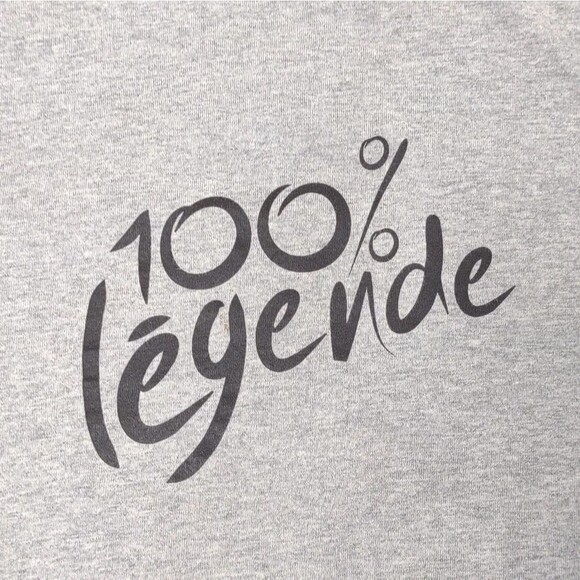 Paris Tour De France 2013 Race Map Gray and YellowShort Sleeve Tshirt size Large - Picture 5 of 16